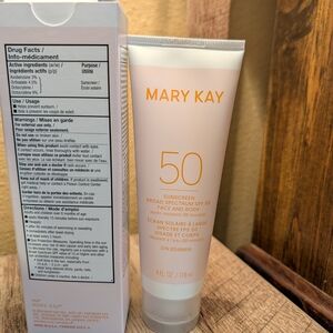 Mary Kay SPF 50 Sunscreen - White and Gold Packaging